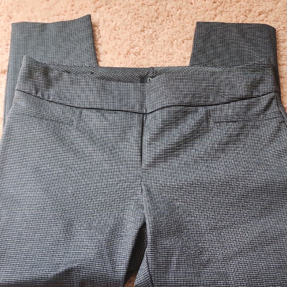 Dalia Gray Dress Pants with Subtle Pinstripe - Picture 5 of 7
